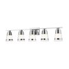 Z-Lite Ethos 5 Light Vanity, Chrome & Clear 1921-5V-CH-LED